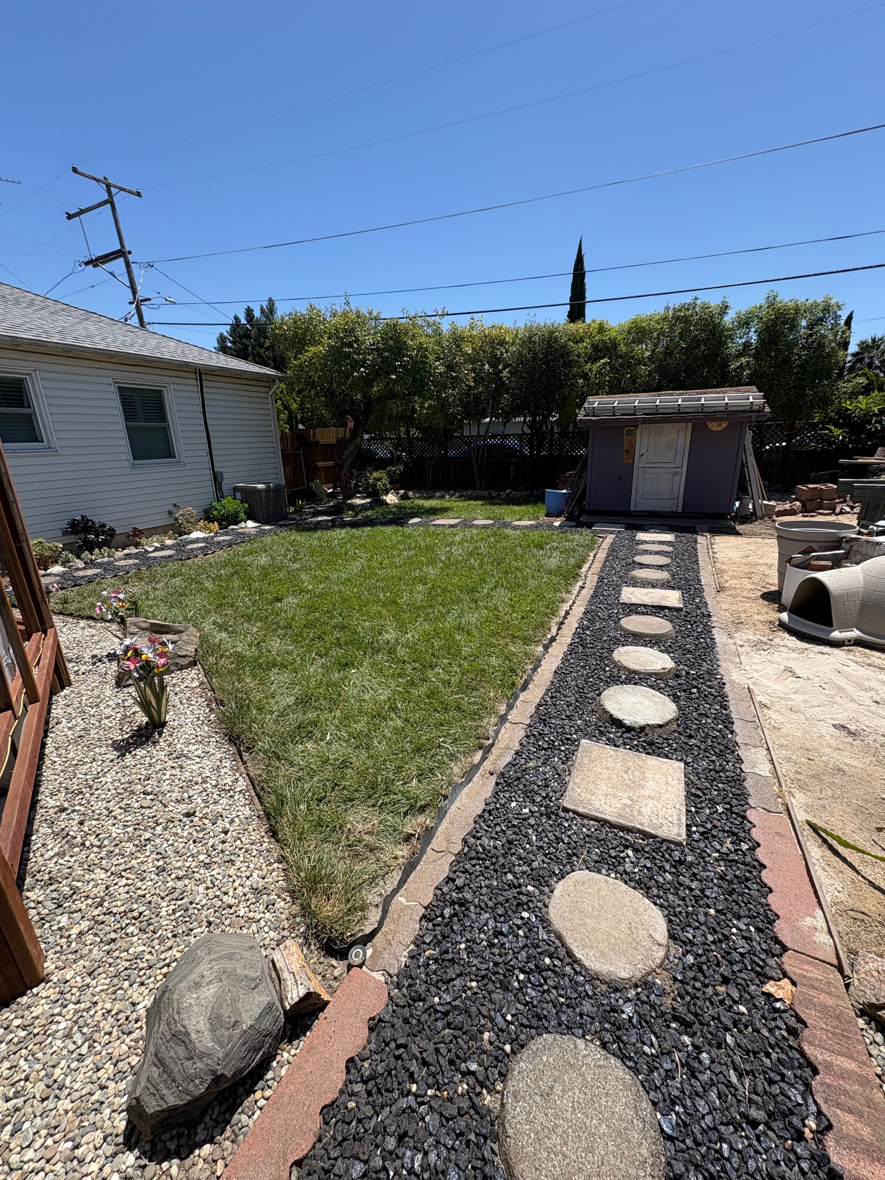 Landscape Rock Walkway